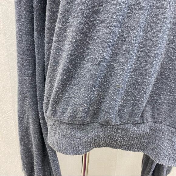 Free People Beach TGIF Pullover Sweater In Slate Gray Size Small - Picture 4 of 13